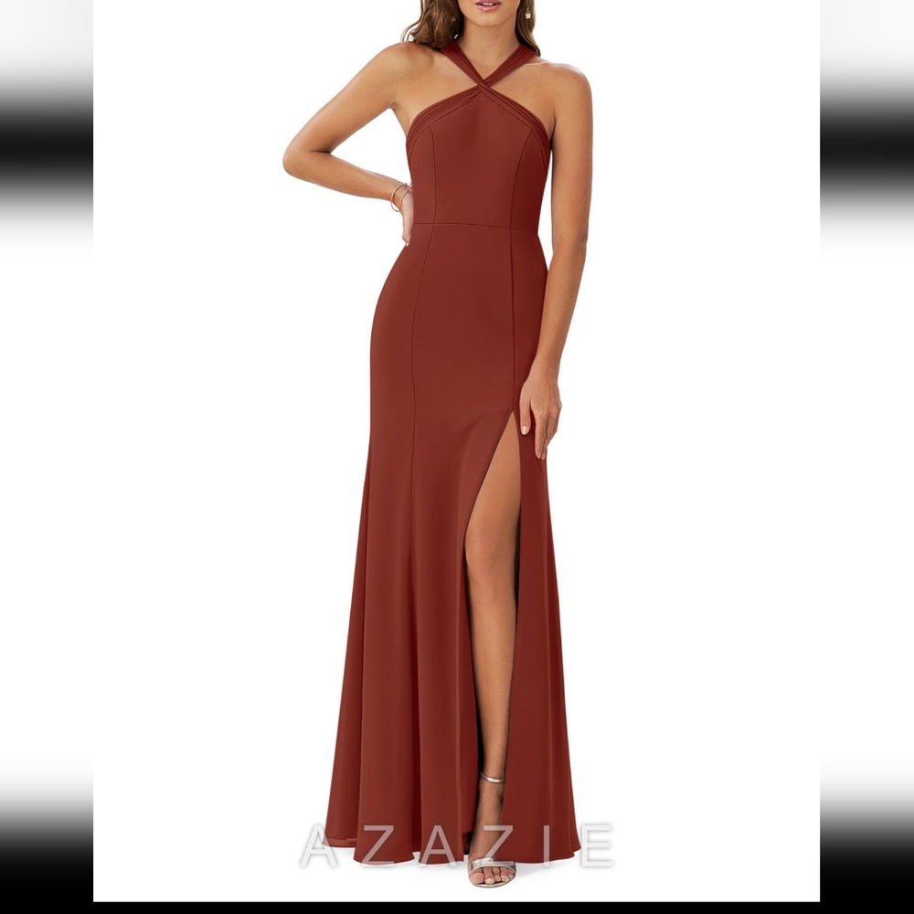 Azazie Terracotta Dress